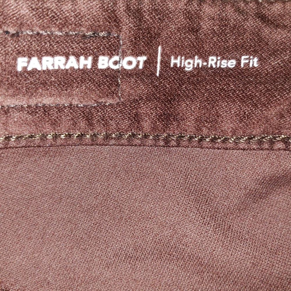 Adriano Goldschmied Farrah Boot High Rise Velvet Jeans - Picture 7 of 11